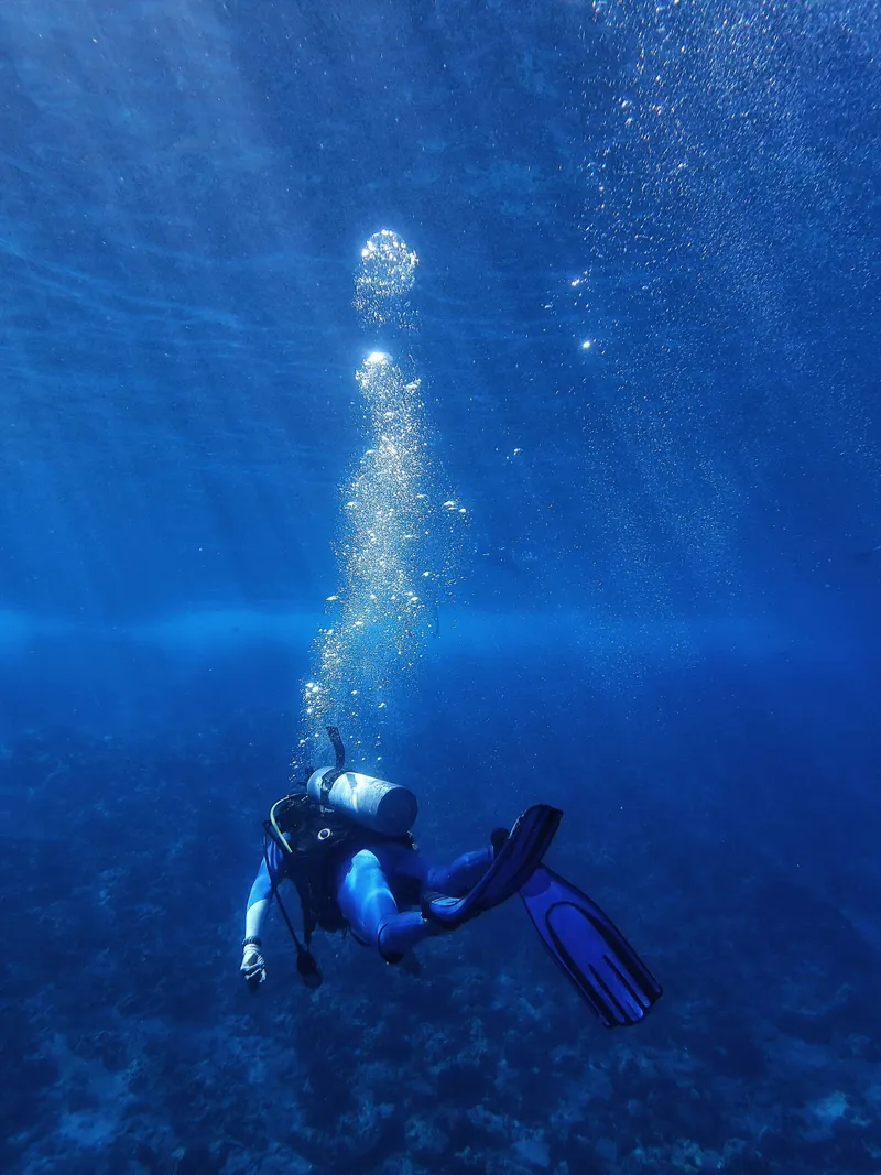 Underwater, where we would rather be